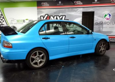 MITSUBISHI EVOLUTION VIII INDIGO BLUE
