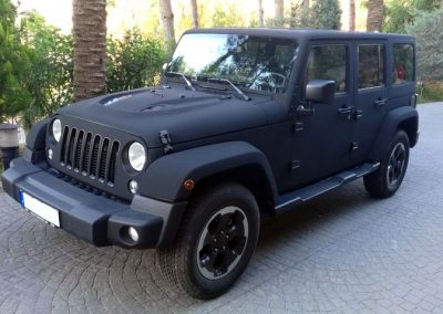 JEEP WRANGLER BLACK ULTRA-MATT