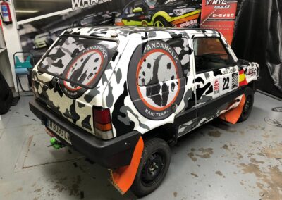 Car Wrap Spain Pandaholic Raid Team