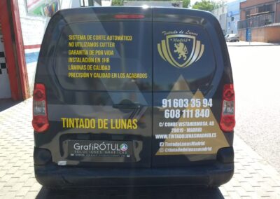 GrafiRótulo Rotulación Tintado Lunas Madrid