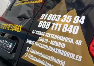 GrafiRótulo Rotulación Tintado Lunas Madrid
