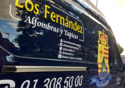 Rotulación Ford Transit Los Fernández