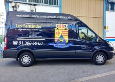 Rotulación Ford Transit Los Fernández