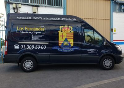 Rotulación Ford Transit Los Fernández