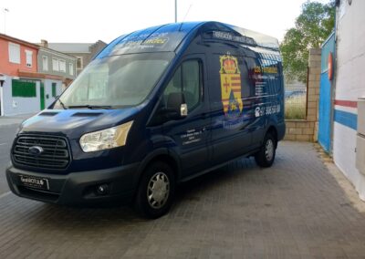 Rotulación Ford Transit Los Fernández