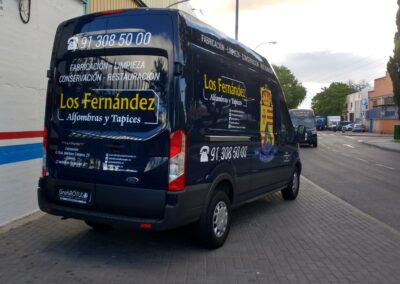 Rotulación Ford Transit Los Fernández