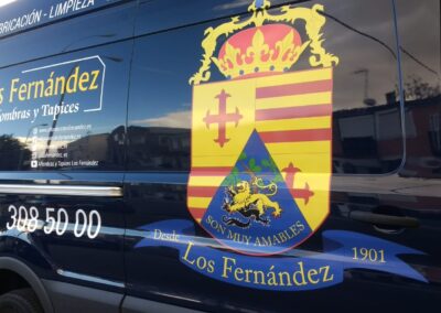 Rotulación Ford Transit Los Fernández